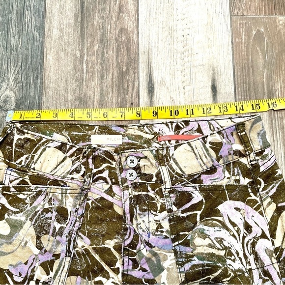 Pilcro & The Letterpress Anthropologie Wanderer Low Rise Sz 26 Gold Splatter - Picture 5 of 11